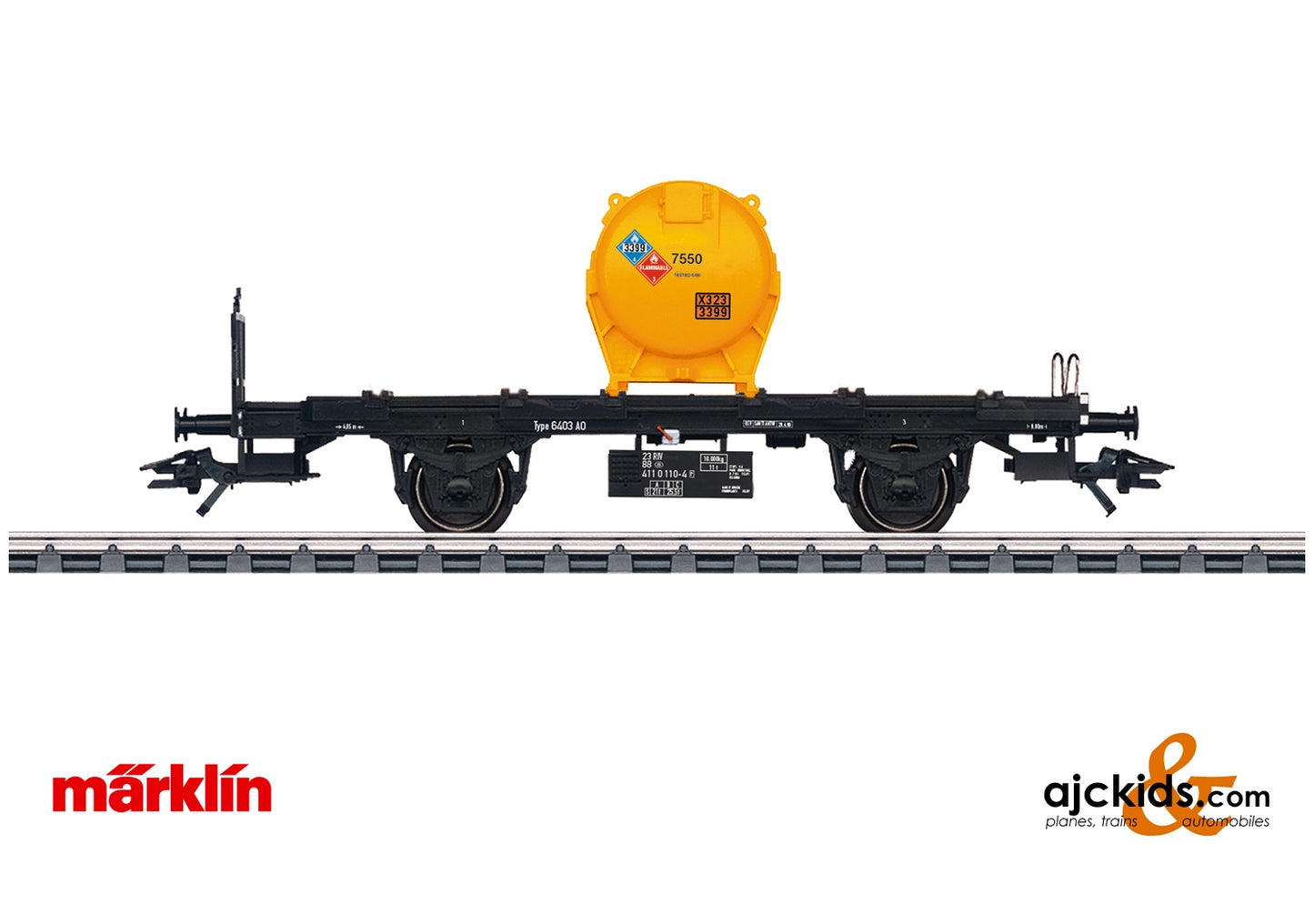 Marklin 48953 - Container Flat Car for Medium Sized Containers
