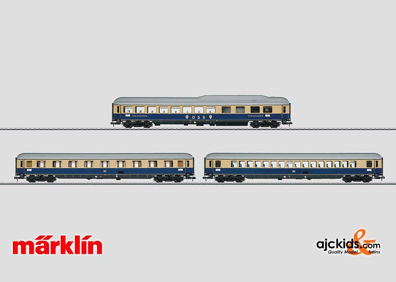 Marklin 58059 - Rheingold 1962 Express Train Passenger Car Set