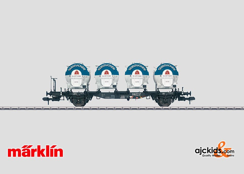 Marklin 58552 - Flat Car for Containers Sudzucker
