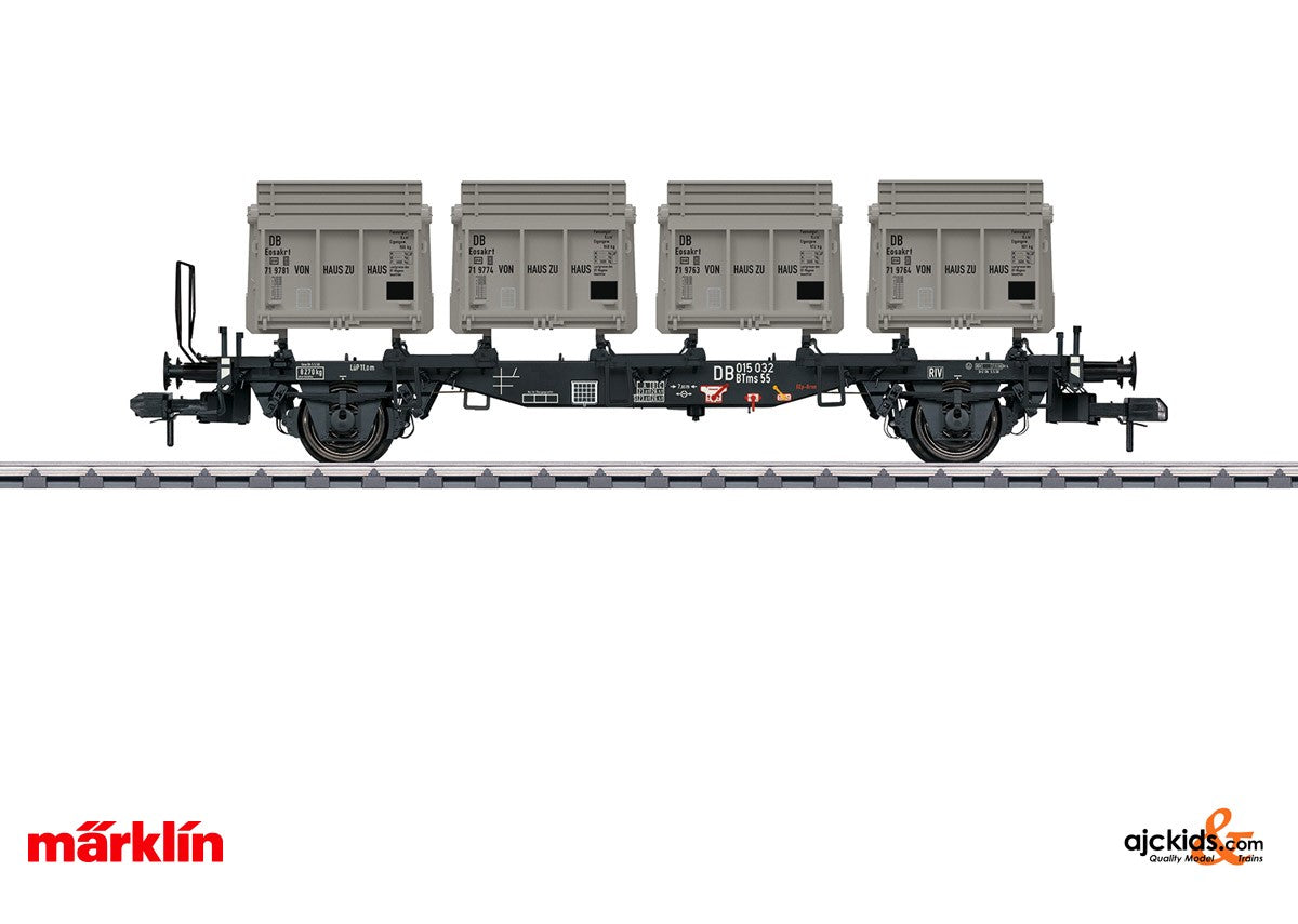 Marklin 58558 - Type BTms 55 Container Transport Car