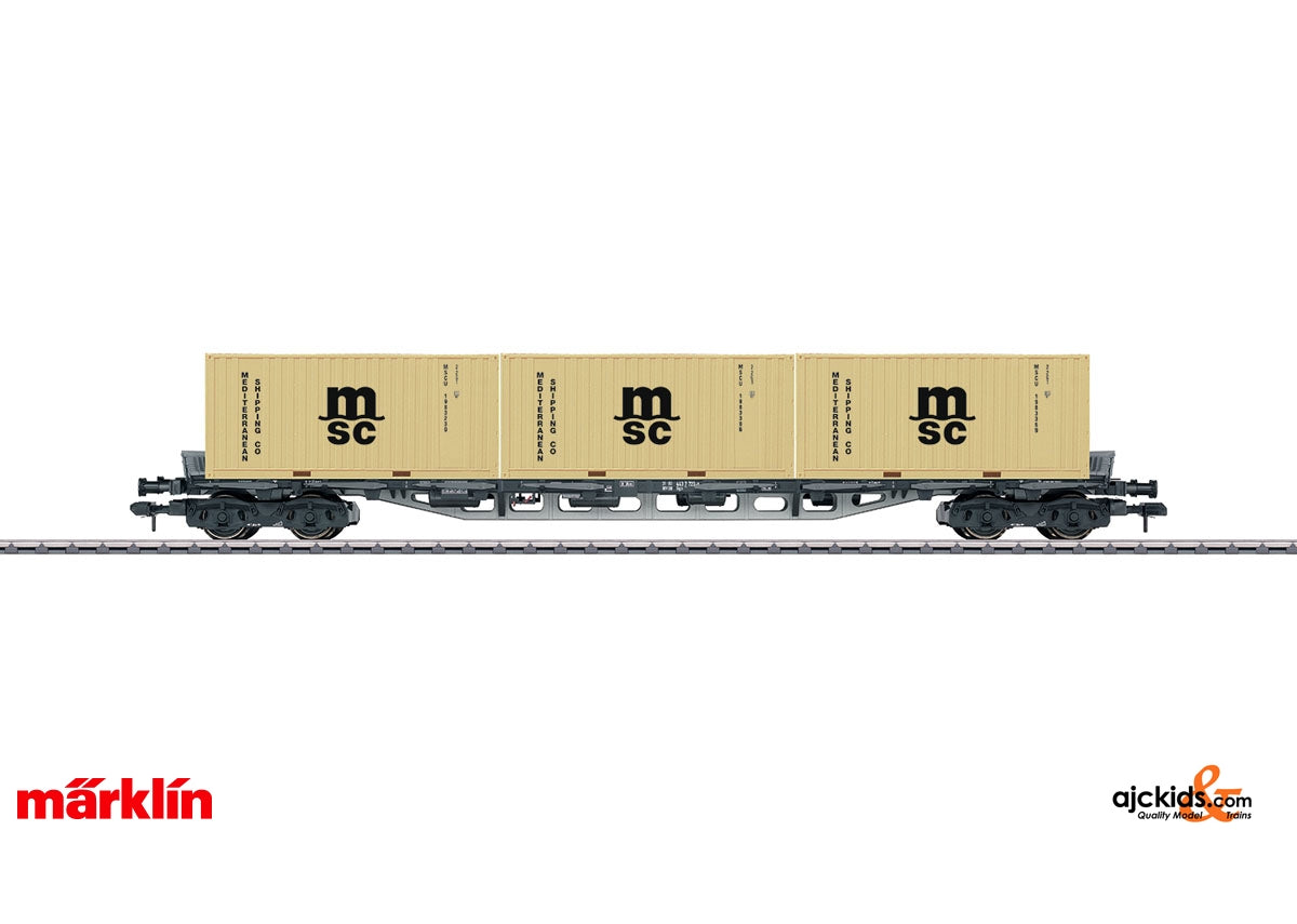 Marklin 58708 - Type Sgjs 716 General-Purpose Container Transport Car