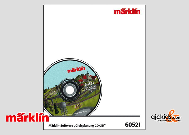 Marklin 60521 - Märklin Software "Track Planning 2D/3D", Version 9.0 (German)