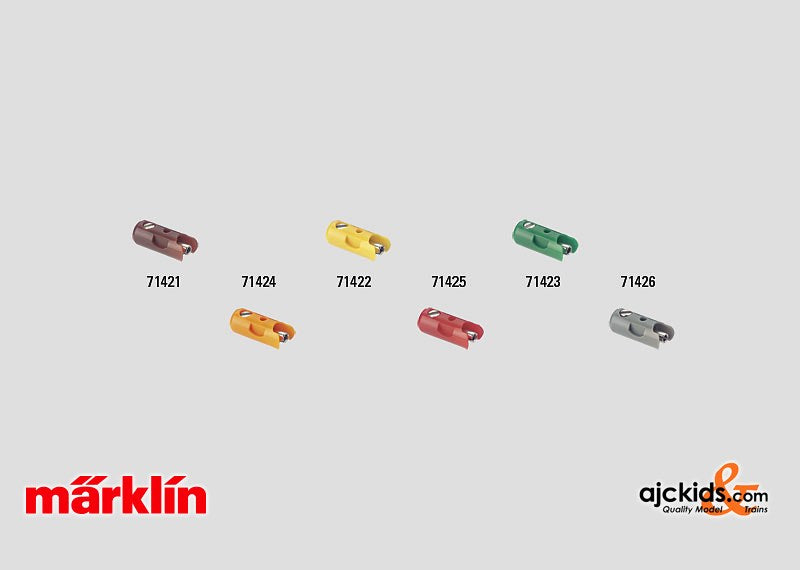Marklin 71424 - Sockets new style orange (female)
