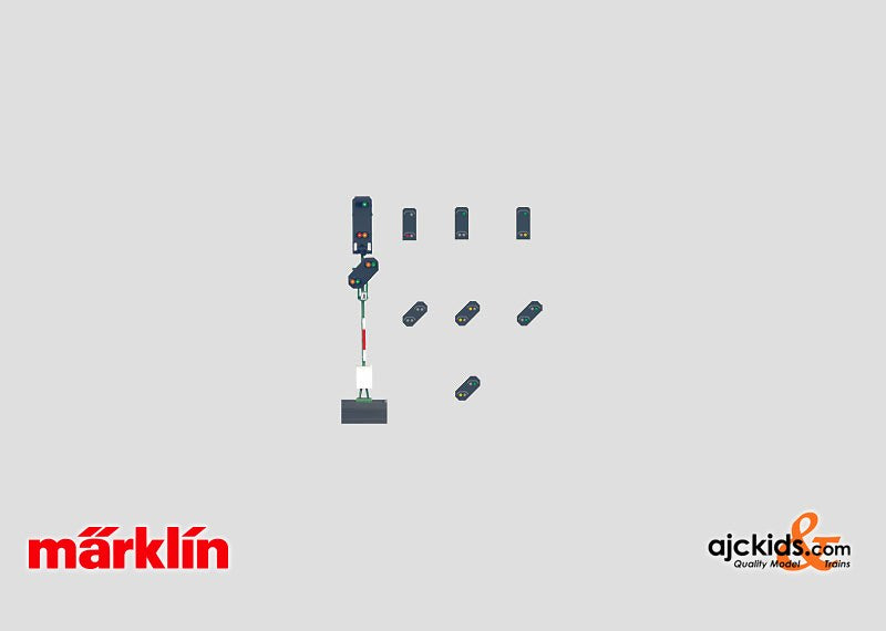Marklin 76497 - Color Light Home Signal with a Color Light Distant Signal