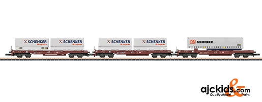 Marklin 82288 - Deep Well Flat Car Set