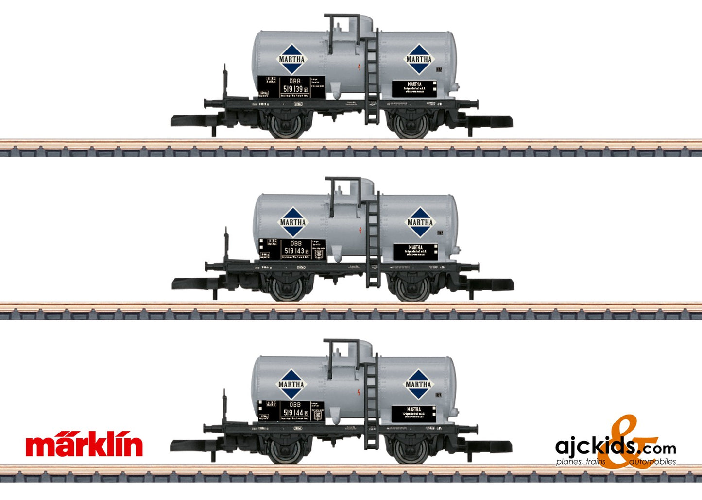 Marklin 82320 - Tank Car Set, EAN 4001883823201 at Ajckids.com