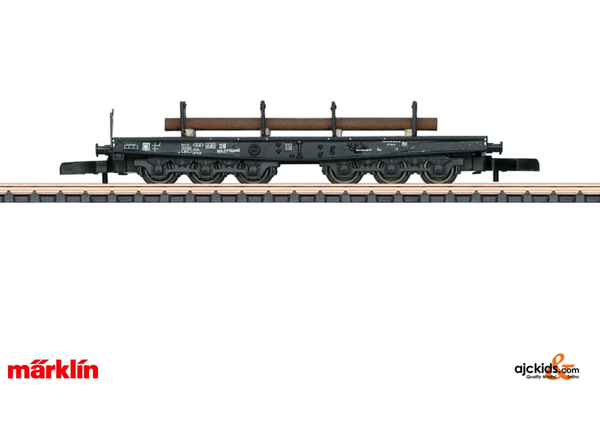 Marklin 82343 - Type SSym 46 Heavy-Duty Flat Car with a Load of Pipes