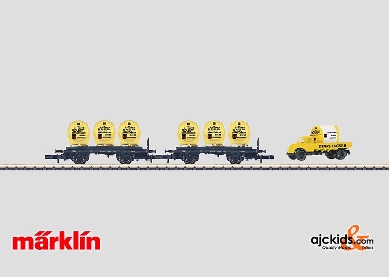 Marklin 82369 - Dinkelacker Container Transport Car Set
