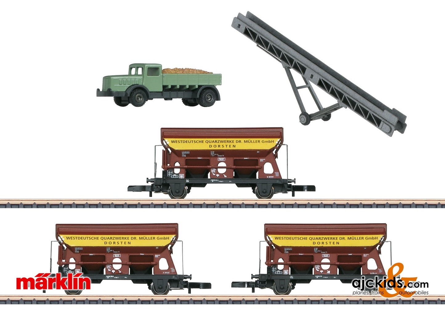 Marklin 82440 - Westdeutsche Quarzwerke / "West German Quartz Mines" Car Set, EAN 4001883824406 at Ajckids.com