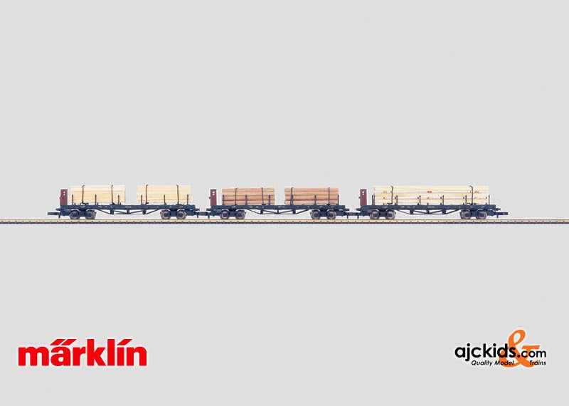 Marklin 82570 - Type SSml Flat 3-Car Set