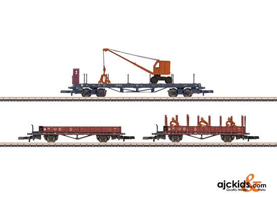 Marklin 82572 - DB Power Shovel Trainsport 3-Car Set Era III