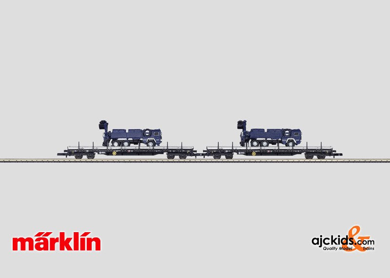 Marklin 82583 - Double Flat Car Set.