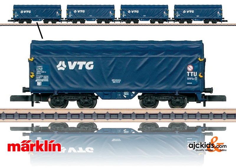 Marklin 86355 - VTG Sliding Tarp Car Set