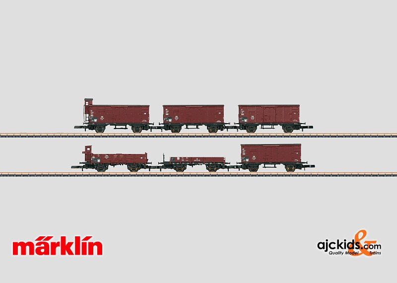 Marklin 86601 - DB Freight Car Set Consisting of 6 Cars
