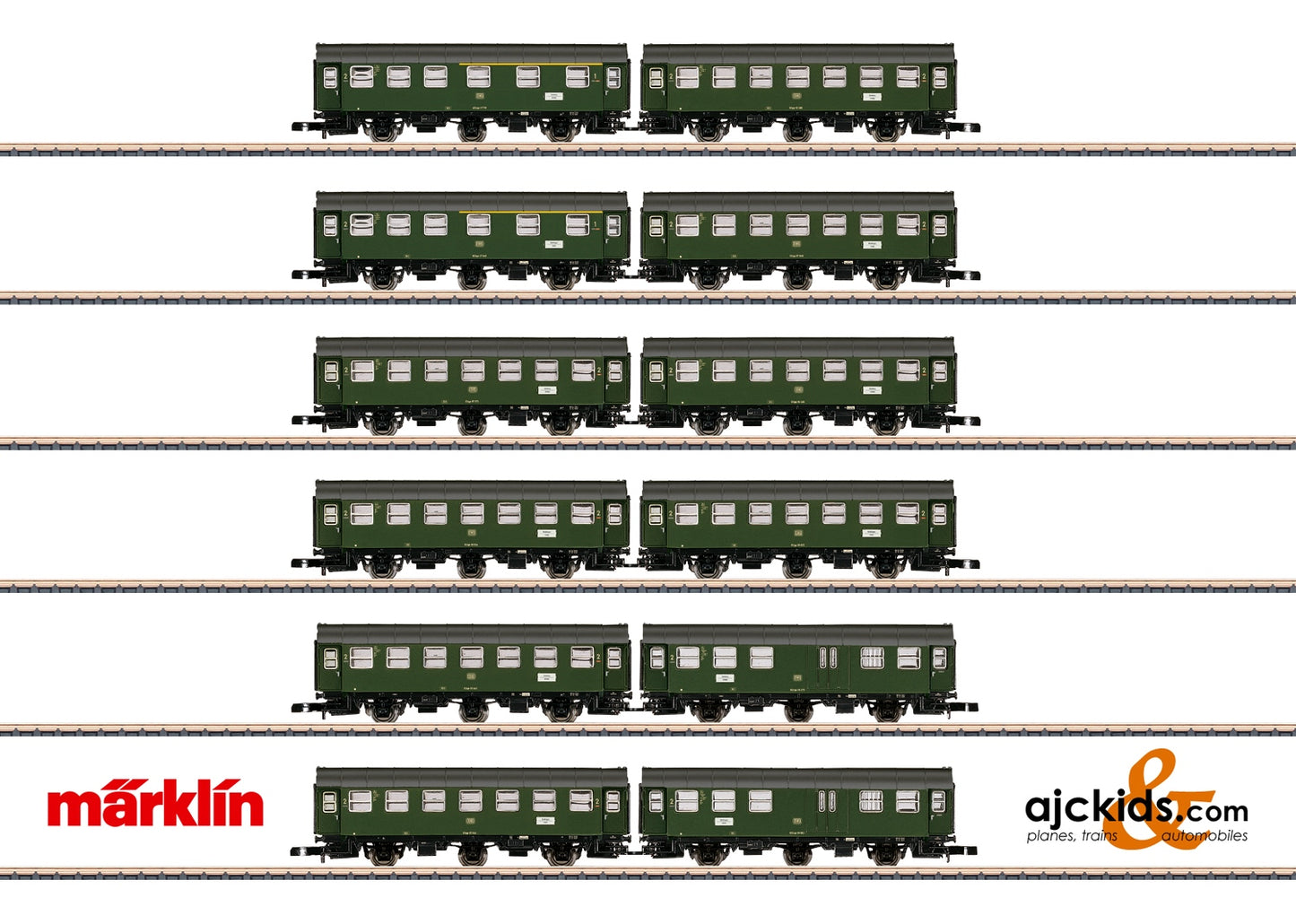 Marklin 87061 DB Rebuild Car Display at Ajckids.com