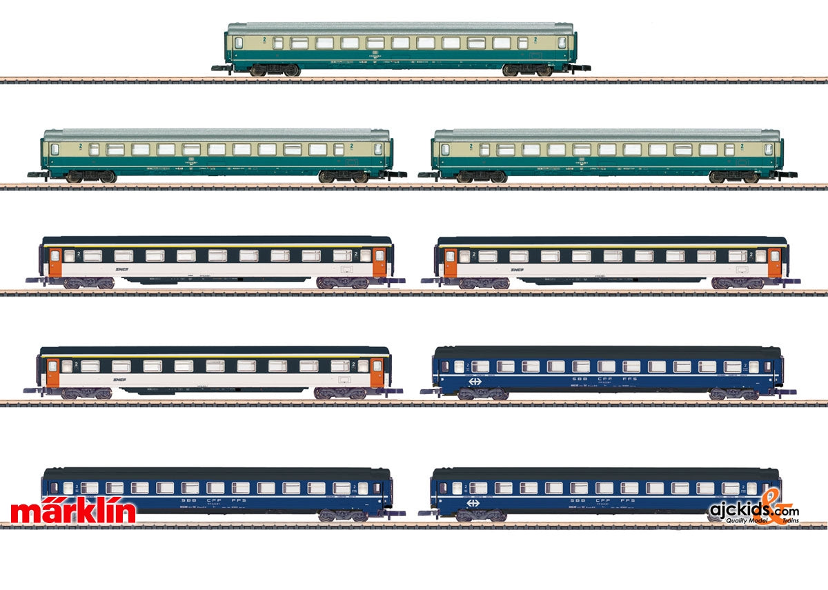Marklin 87408 - Passenger Cars Car Display set (9)