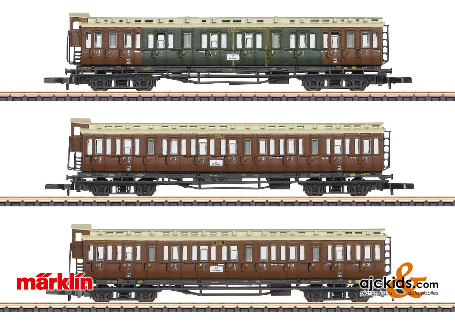 Marklin 87568 KPEV Compartment Car Set at Ajckids.com