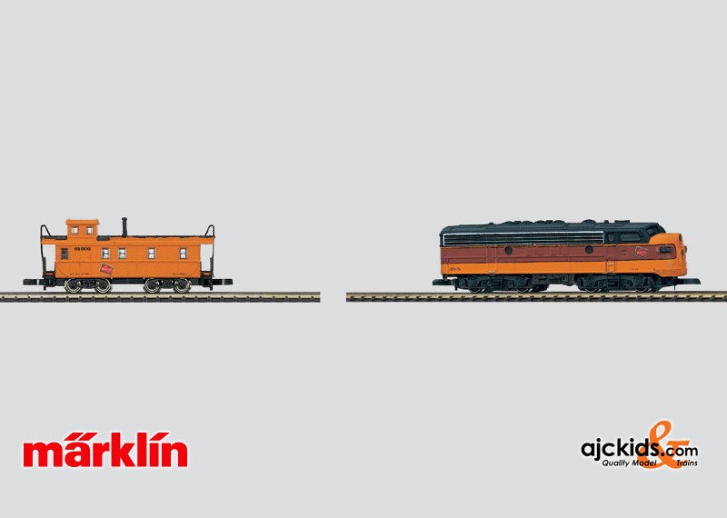 Marklin 88603 - Milwaukee Road EMD F 7 A with Caboose
