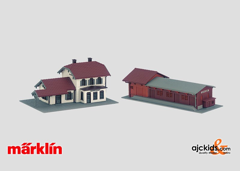 Marklin 89702 - Building Kit Station and Freight Shed