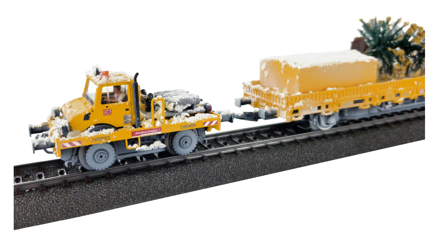 Marklin 39942 - Two-Way Mercedes Unimog with a Christmas Tree