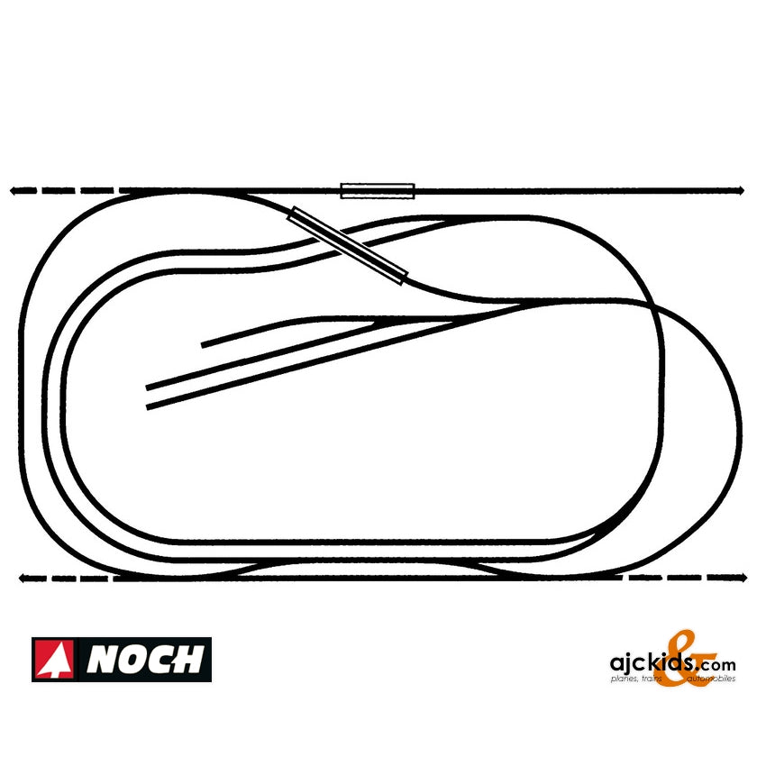 Noch 84810 - "Traunstein" Layout (N-Scale or Z-Scale)