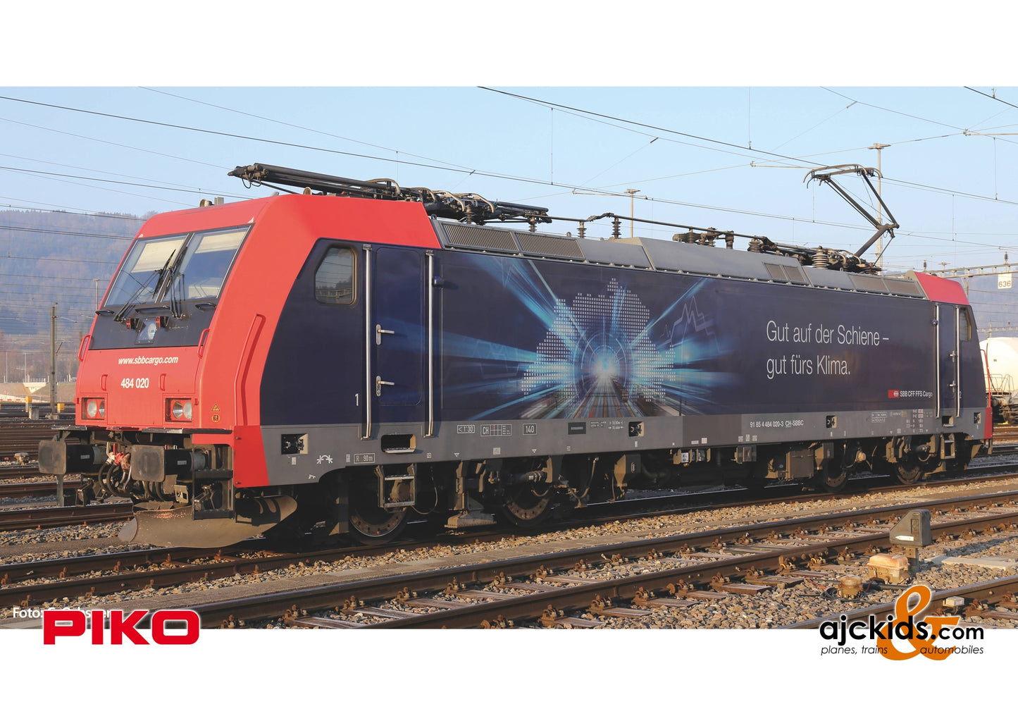 Piko 21621 - 484 020 Electric Gut a.d. Schiene SBB Cargo VI, Sound
