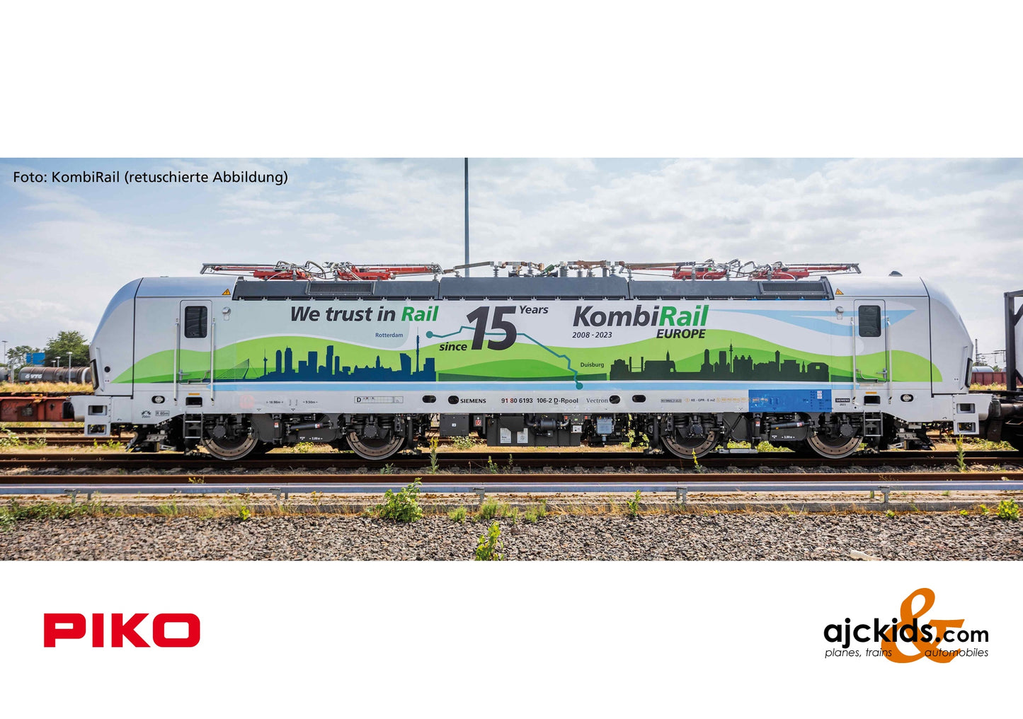 Piko 21639 - Electric Locomotive Vectron BR 193 Kombirail VI, EAN: 4015615216391