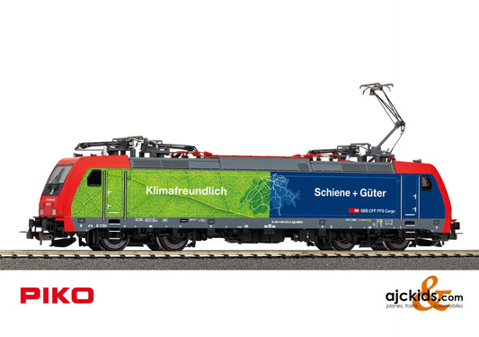 Piko 21644 - Electric Locomotive (Sound) 484 012 Ecoresponsable SBB VI (Märklin AC 3-Rail), EAN: 4015615216445