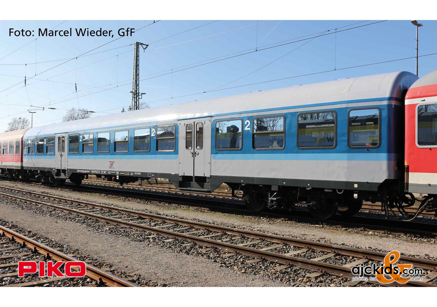 Piko 23600 - Nahverkehrssteuerwagen 2. Class GFF VI, EAN: 4015615236009