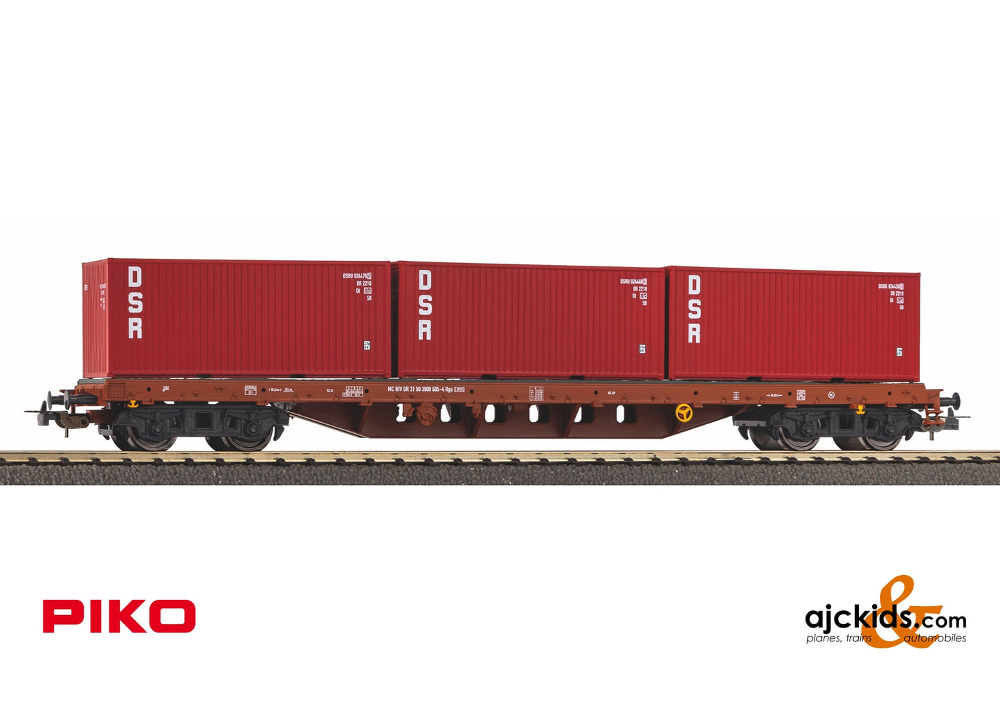 Piko 24500 - Containertragwagen DSR Container DR IV, EAN: 4015615245001