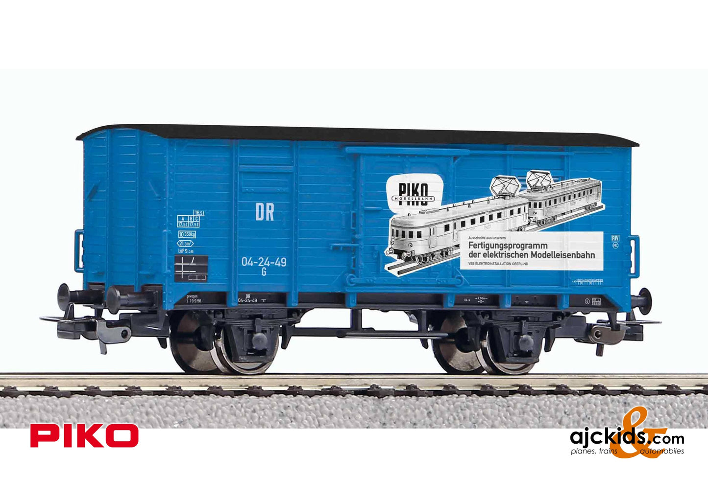 Piko 24502 - Covered Freight Car G02 VEB PIKO DR III, EAN: 4015615245025