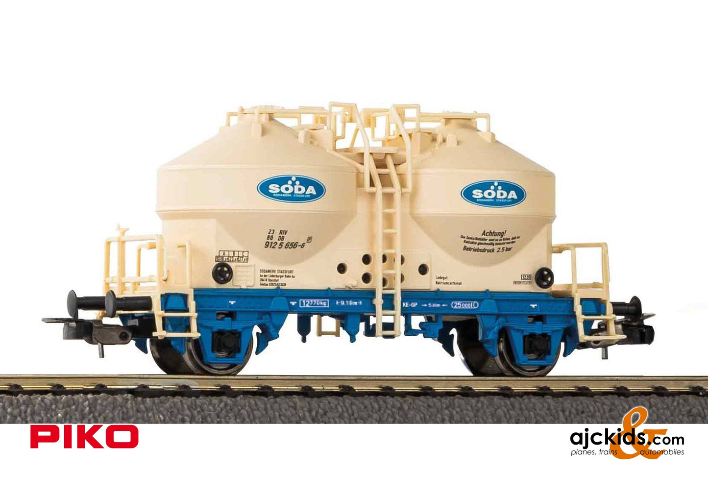 Piko 24511 - ZementSilo Car "Soda" DB AG V, EAN: 4015615245117