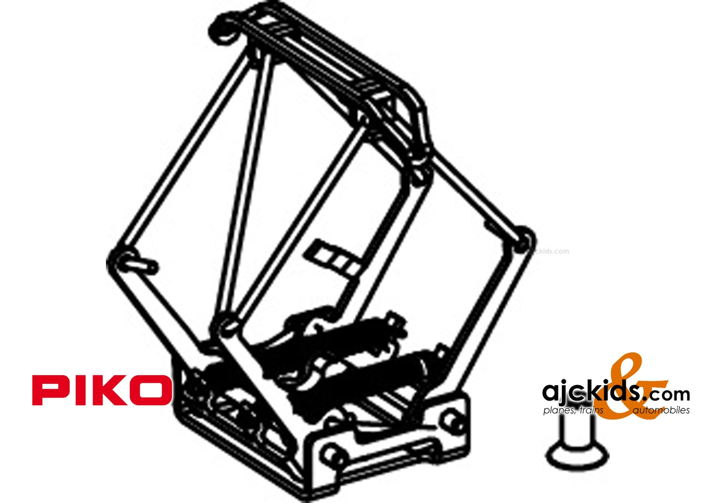 Piko 46257 - HISE2 Pantograph for E18 Silver