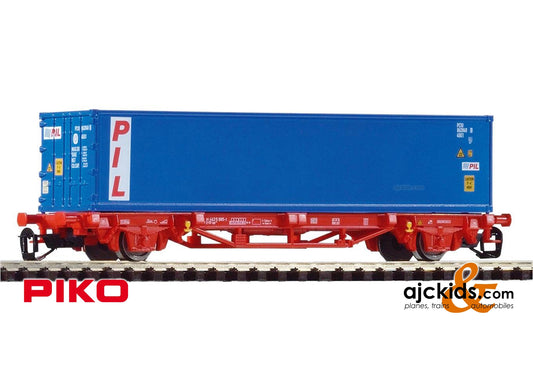 Piko 47719 - TT Flatcar w/40' Container PIL DB VI