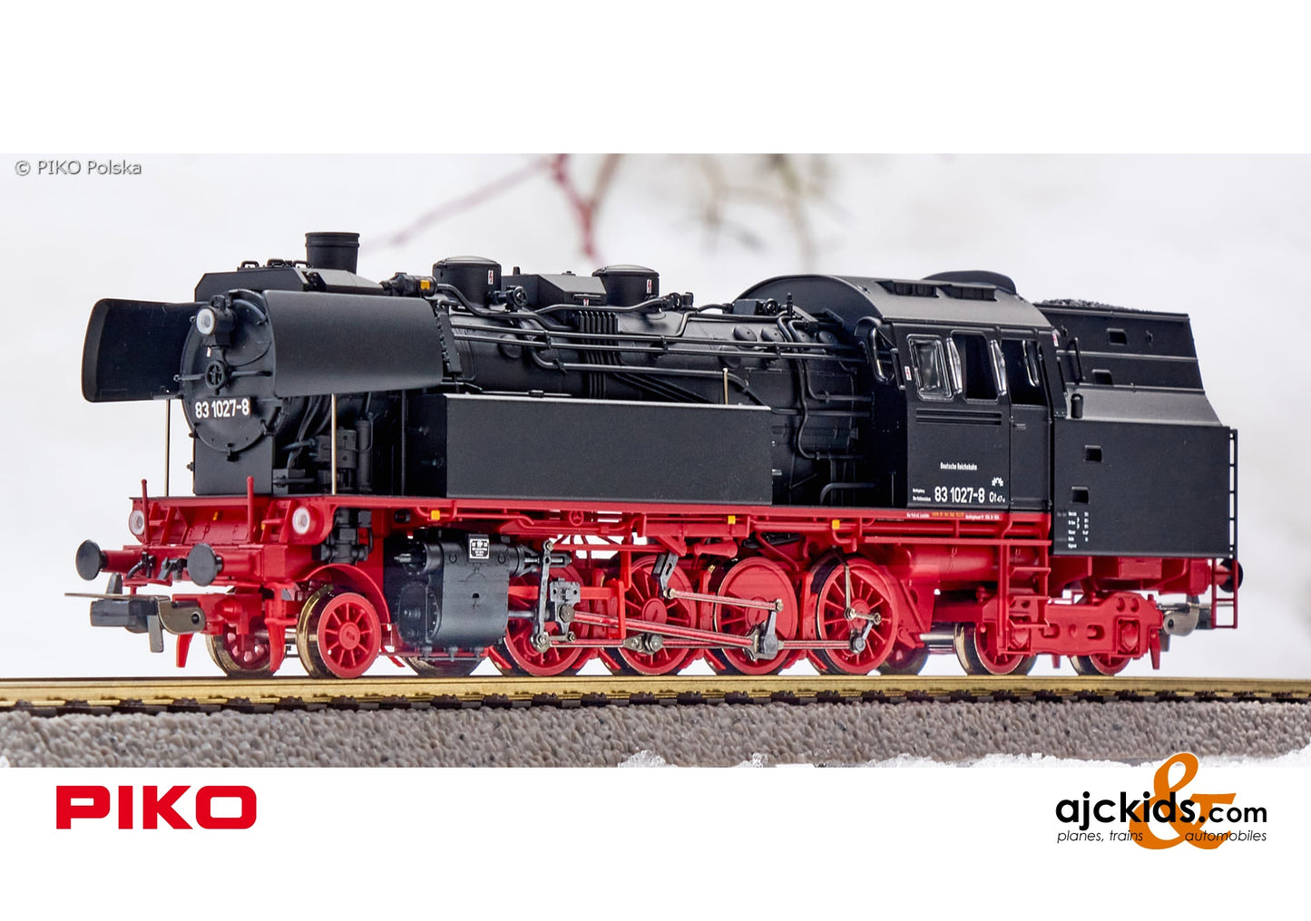 Piko 50631 - Steam Locomotive BR 83.10 DR IV + PluX22 Decoder