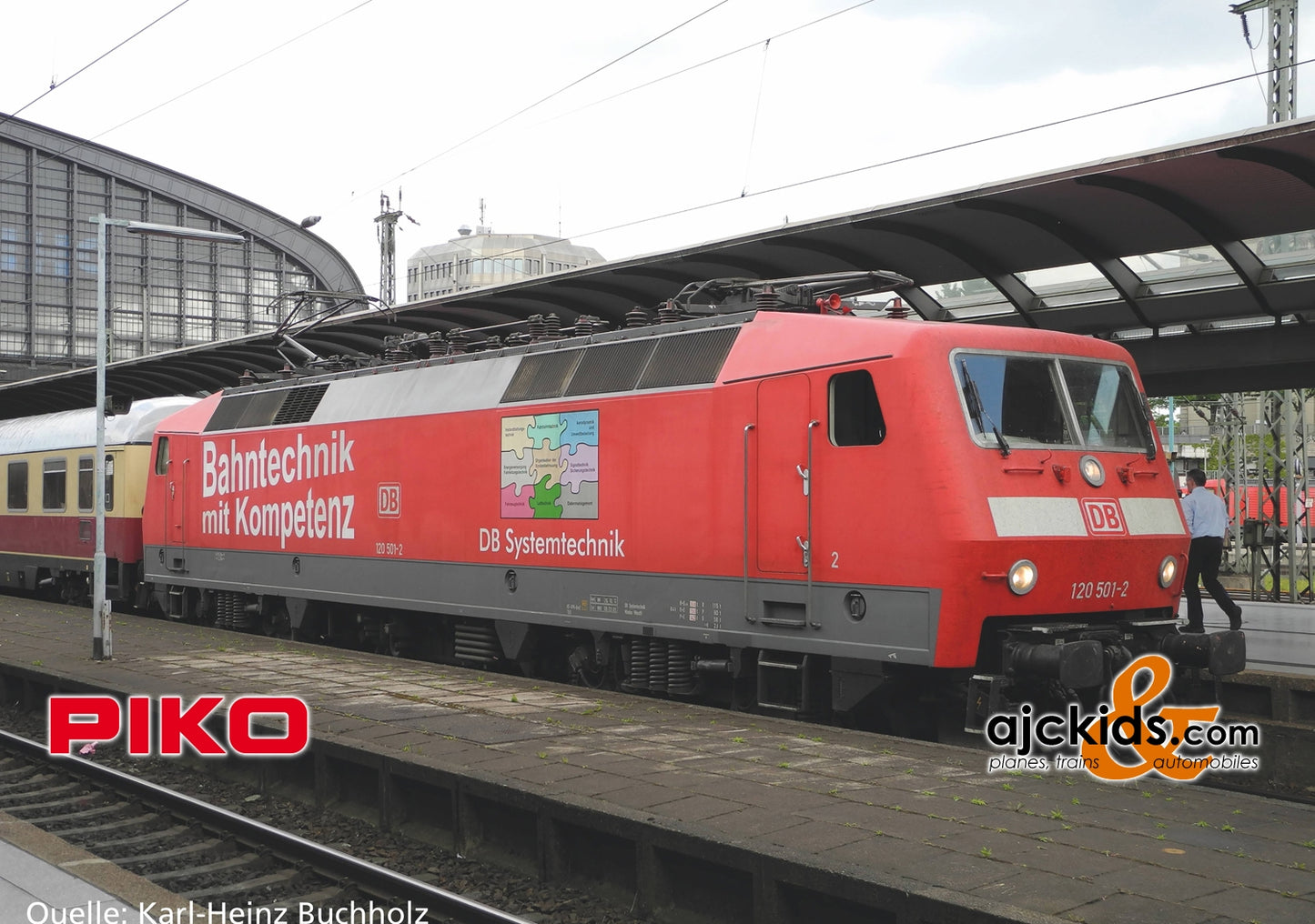 Piko 51336 - Electric Locomotive/Sound BR 120 DB Bahnkompetenz VI + PluX22 Decoder