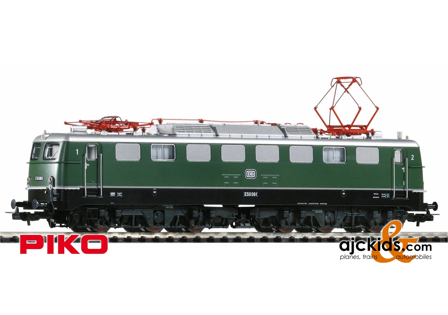 Piko 51649 - E 50 Electric Locomotive DB III Green (AC 3-Rail)