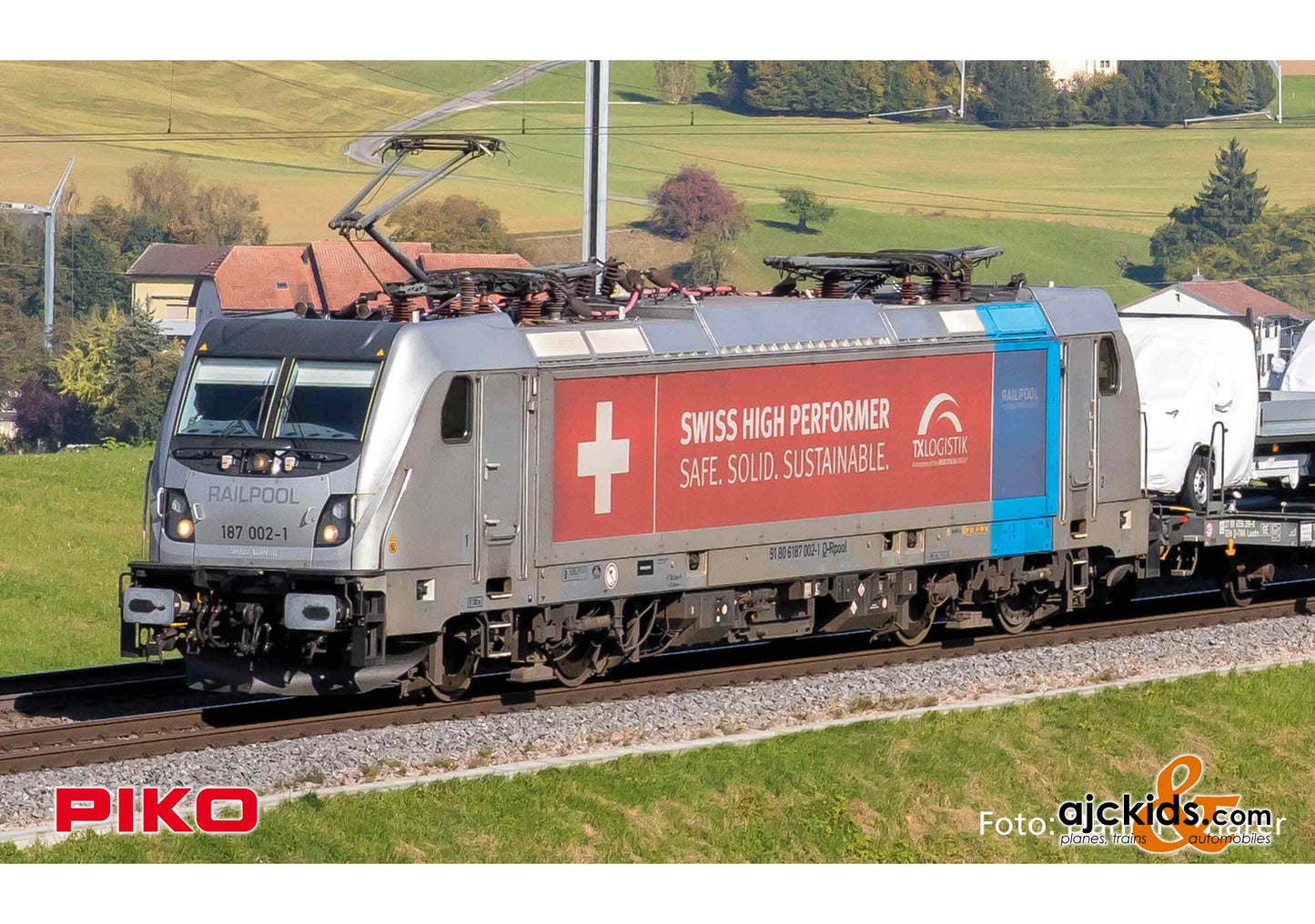 Piko 51983 187 002 Electric TX Logistik Railpool VI