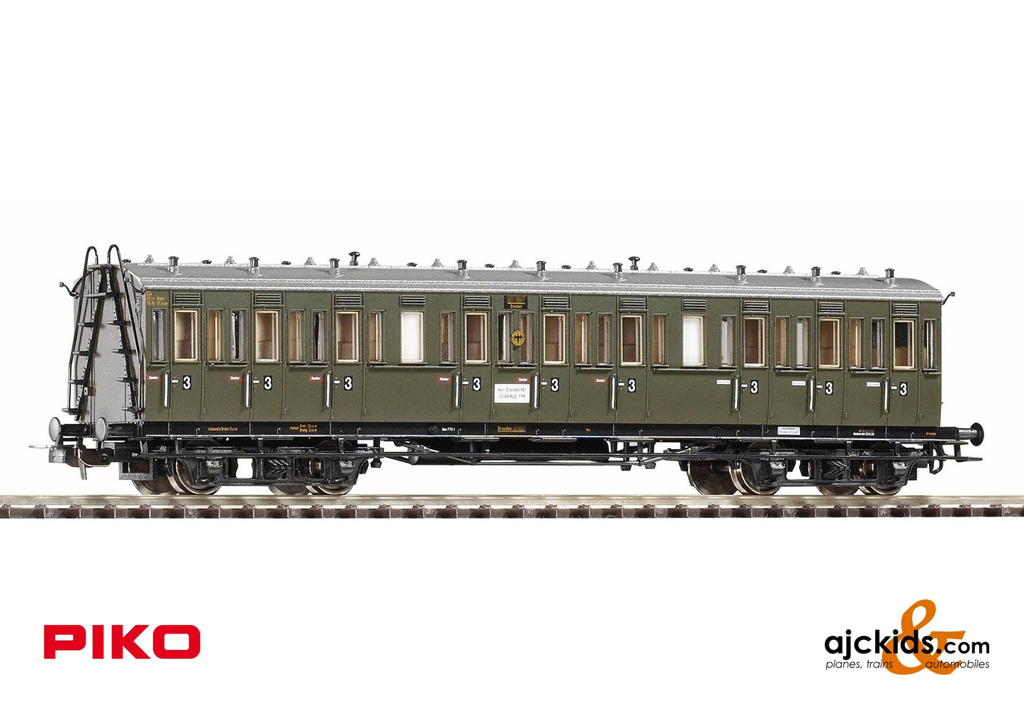 Piko 53332 - C4 3rd Cl. Comp. Coach DRG II