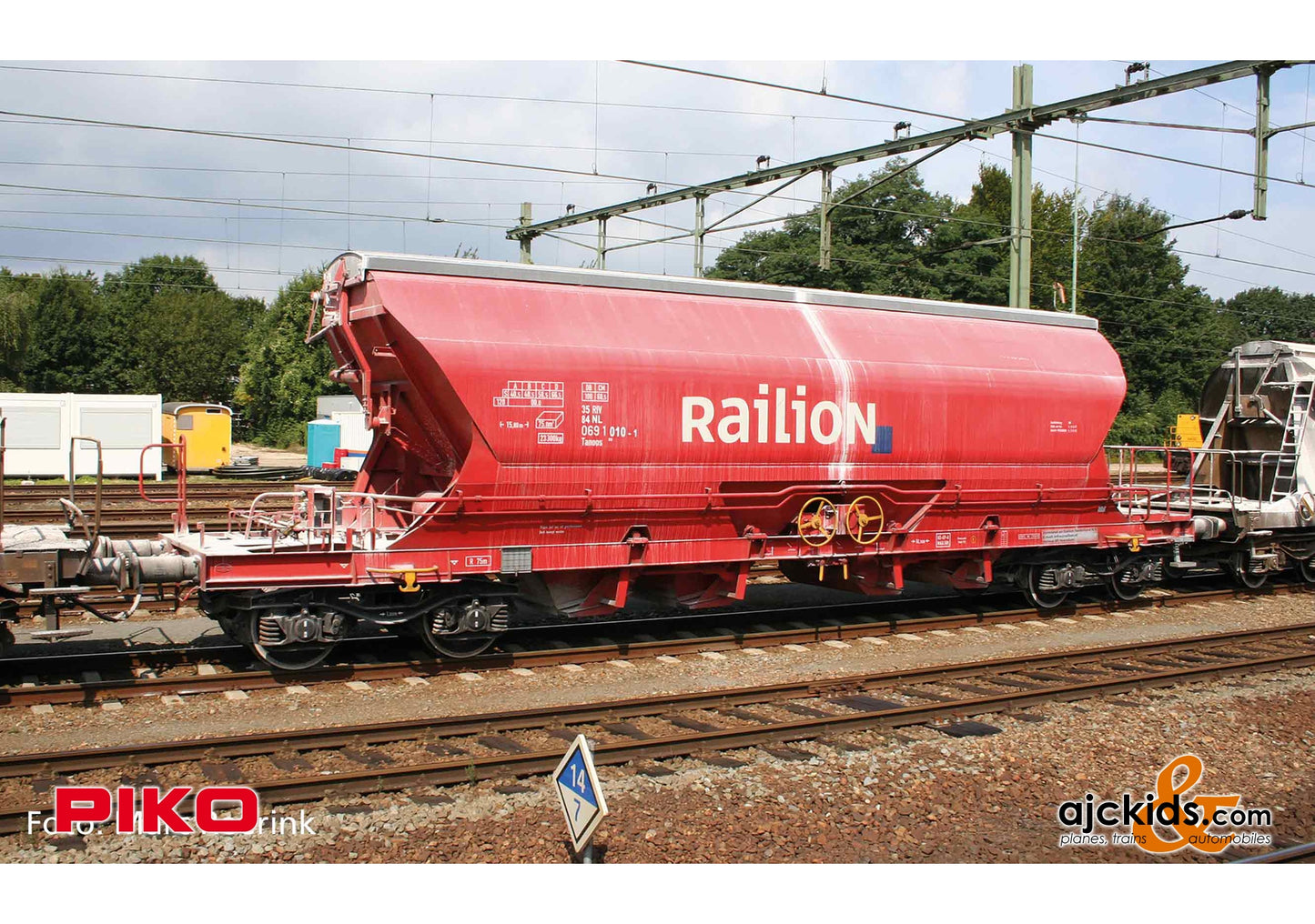 Piko 54639 Tanoos Swing-Roof Hopper Car Railion-NS VI