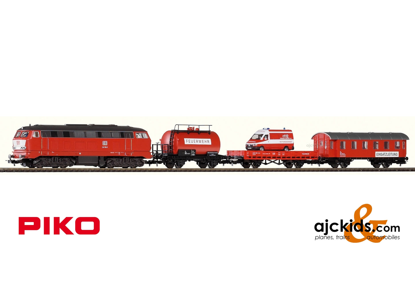 Piko 57153 - DB BR218 w/ Fire Train Starter Set