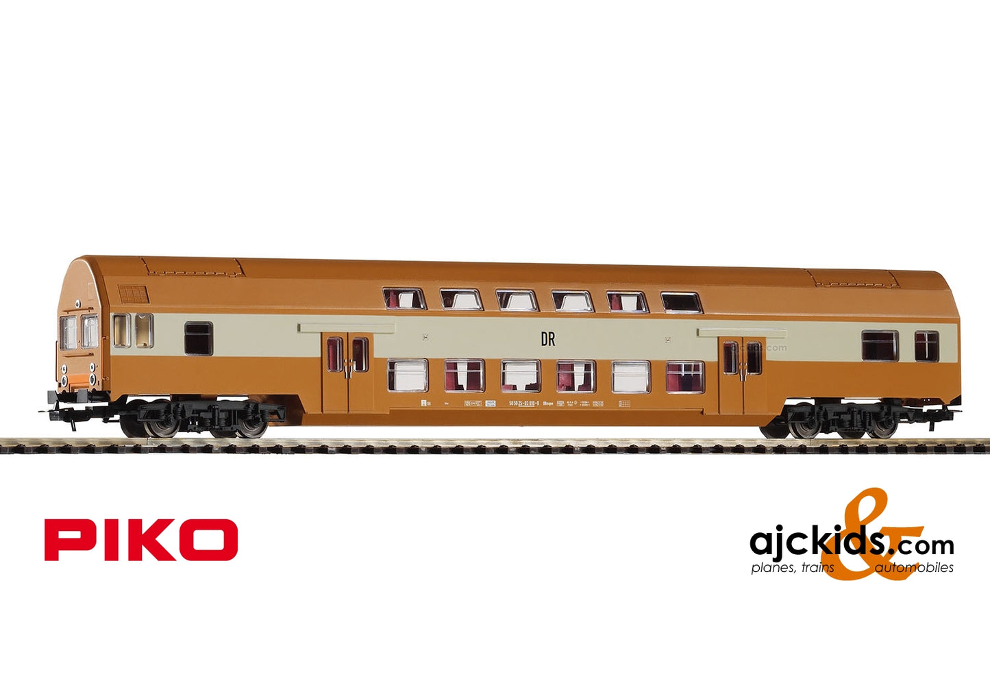 Piko 57623 - Bi-Level Cab Car DR IV Brown