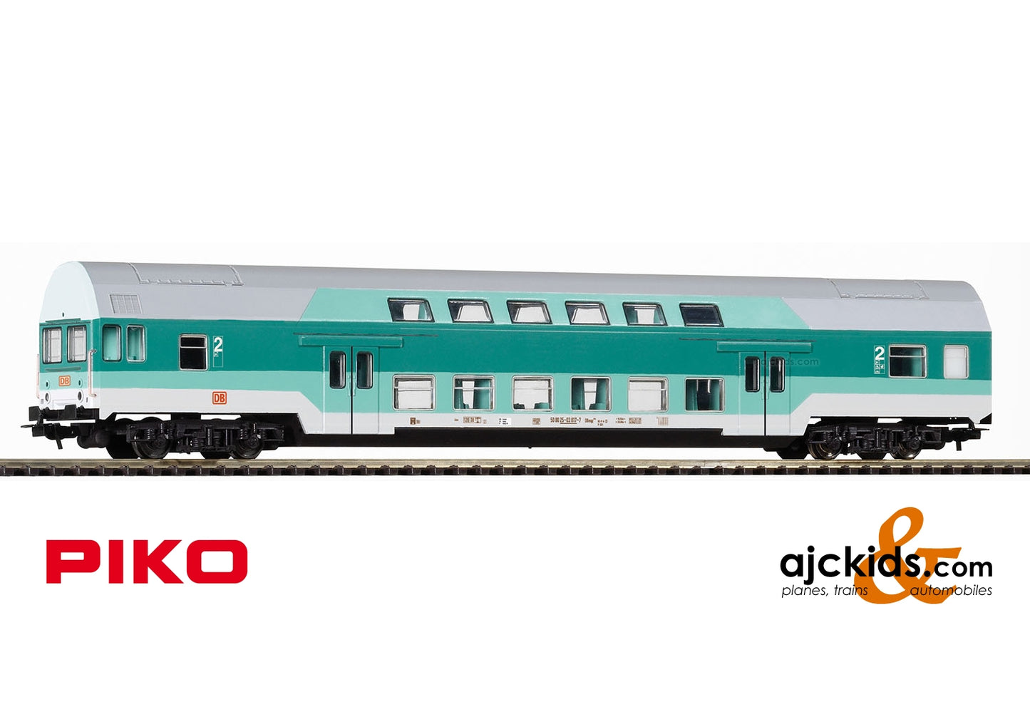 Piko 57681 - Bi-Level Cab Car DBmq 776 DB V Turquoise