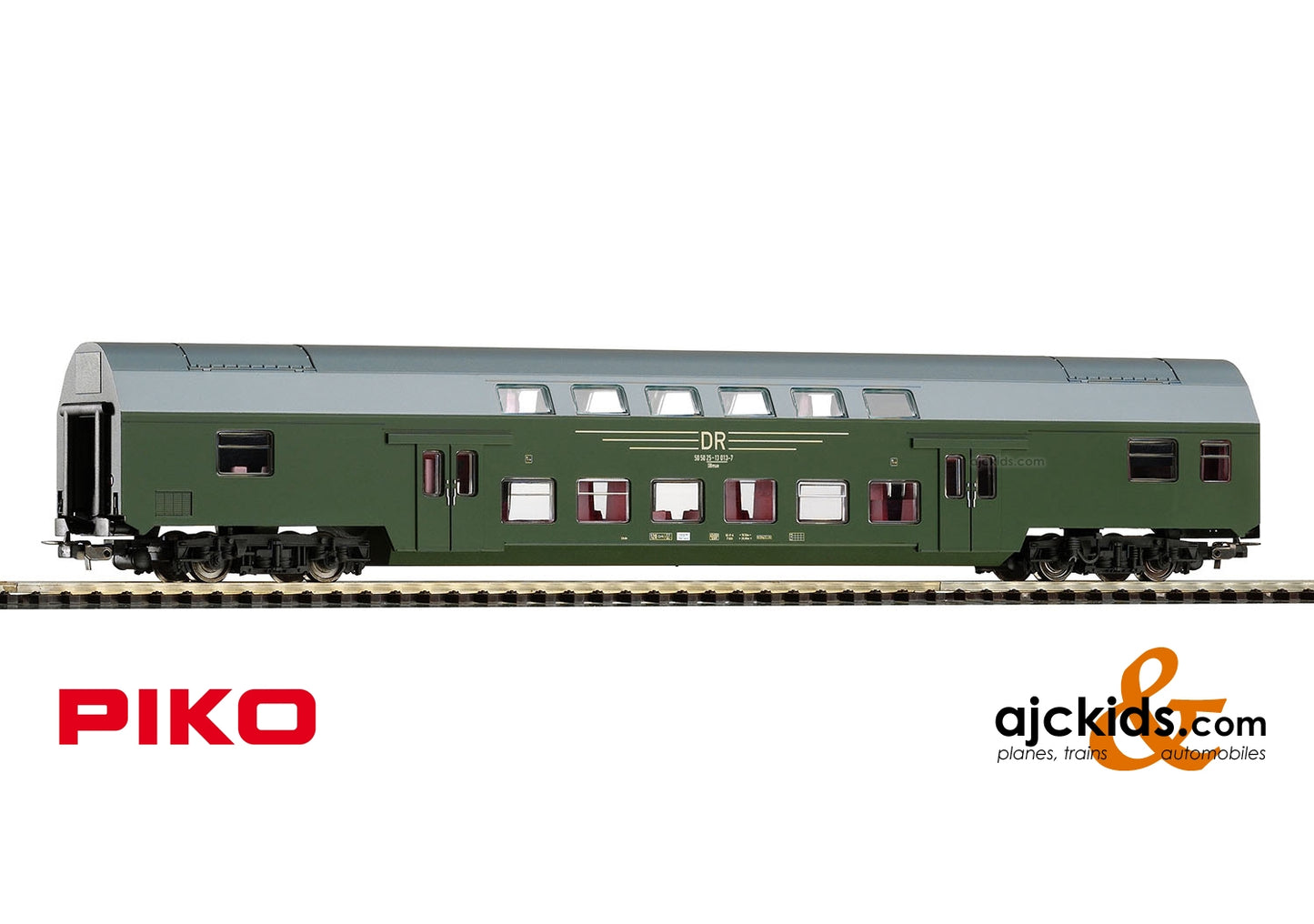 Piko 57684 - Bi-Level Coach DBmtrue DR IV Green