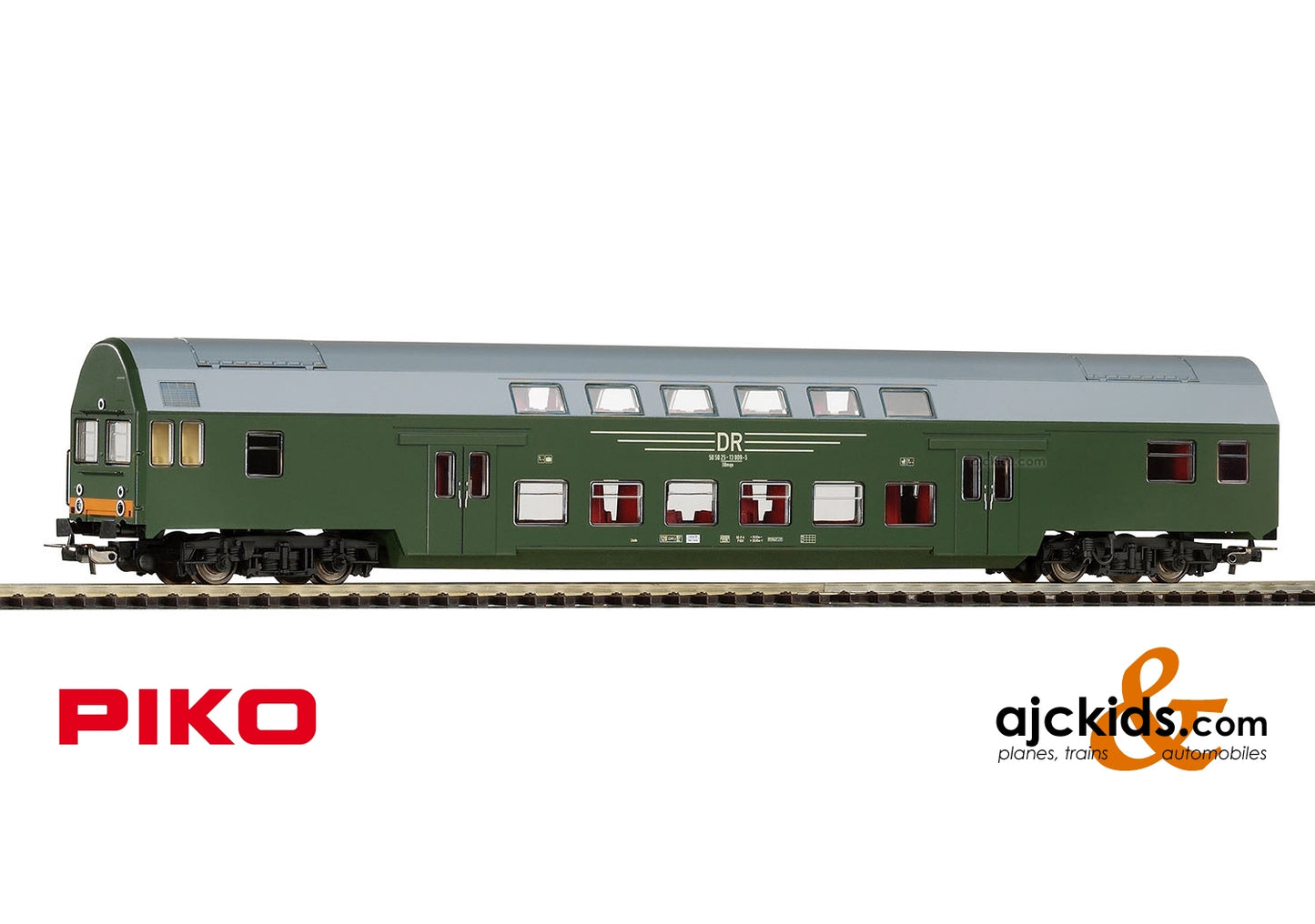 Piko 57685 - Bi-Level Cab Car DBmqee DR IV Green