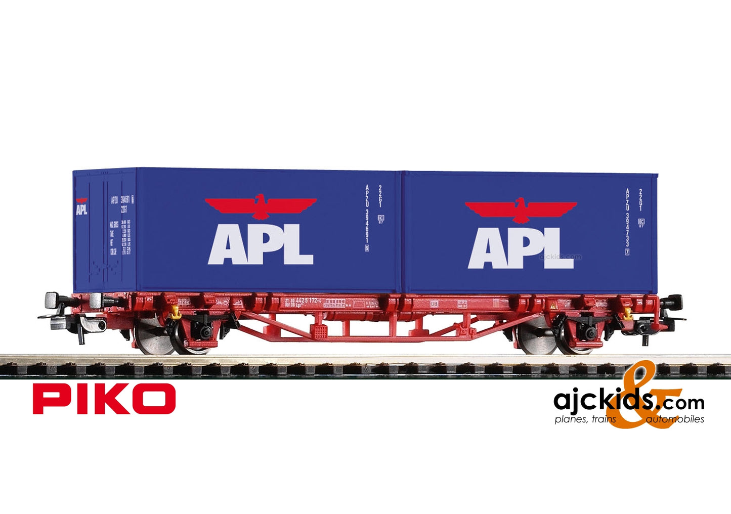 Piko 57759 - Flatcar w/2x 20' Containers APL SBB VI