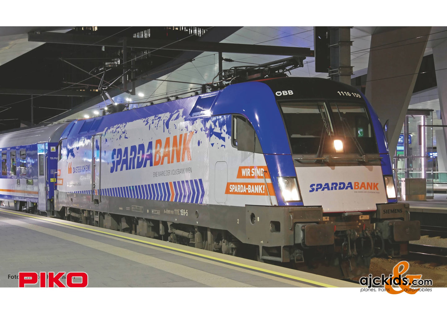 Piko 57926 - Rh 1116 Electric Locomotive Sparda-Bank ÖBB VI