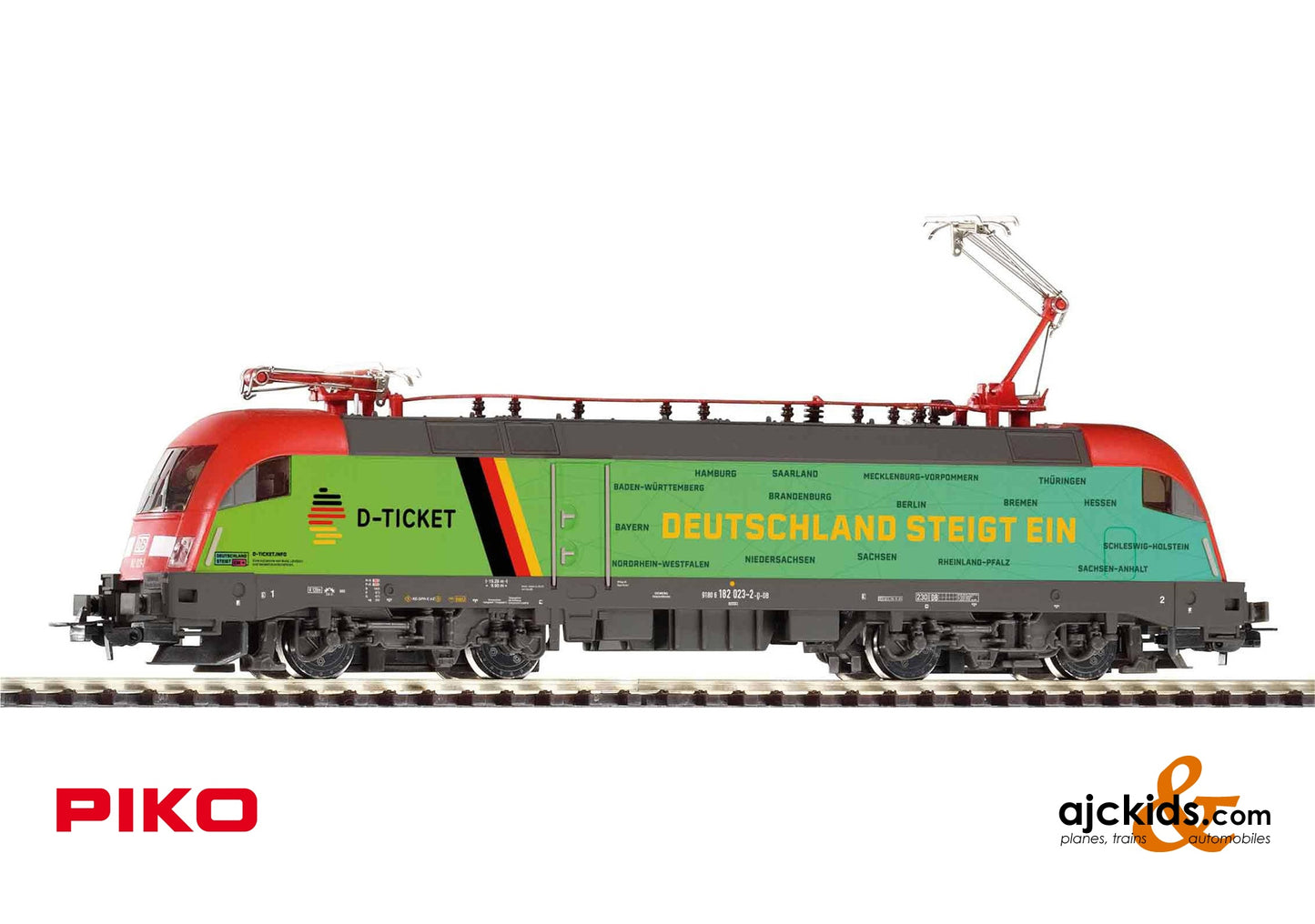 Piko 57927 - Electric Locomotive "Taurus" Deutschland-Ticket DB AG VI, EAN: 4015615579274