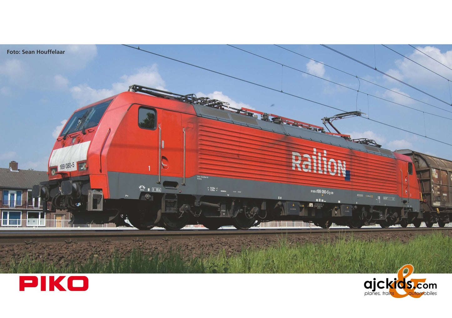 Piko 57966 - BR 189 Electric Locomotive Railion Holland (bib scheme) VI