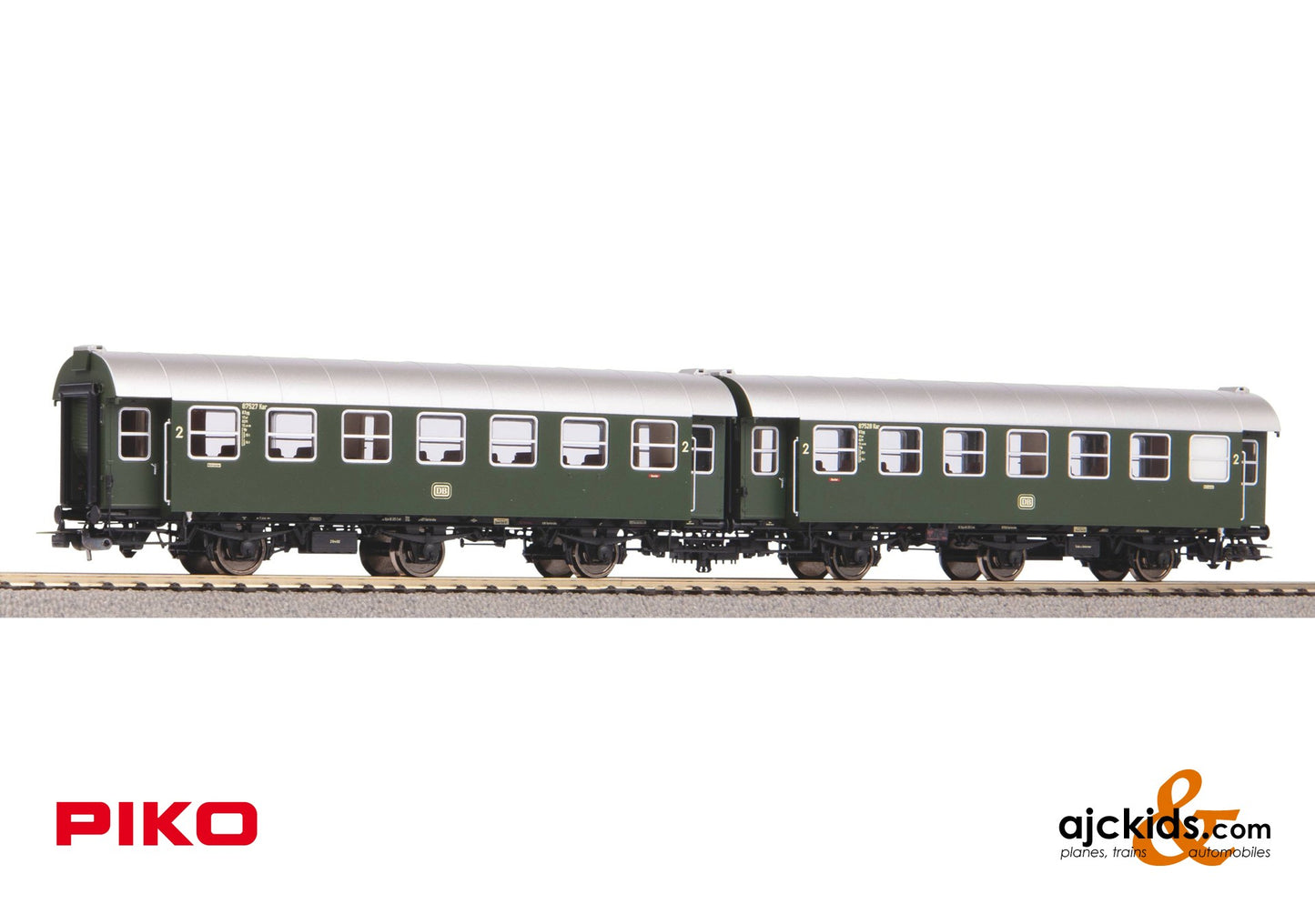 Piko 58241 - 2 pc. B3yg + B3yg Rebuilt car set DB III